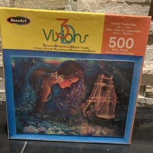 3D Visions Hologram Puzzle Mountain 13x19" 500pc